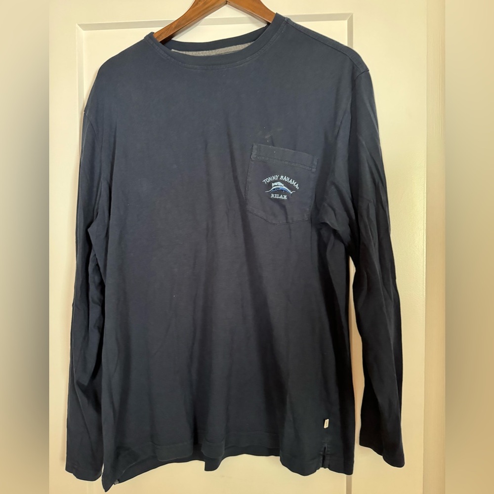 Long Sleeve Tommy Bahama Crewneck Shirt